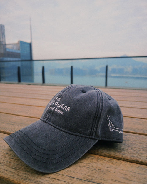 Ask My Dog Washed Dad Cap