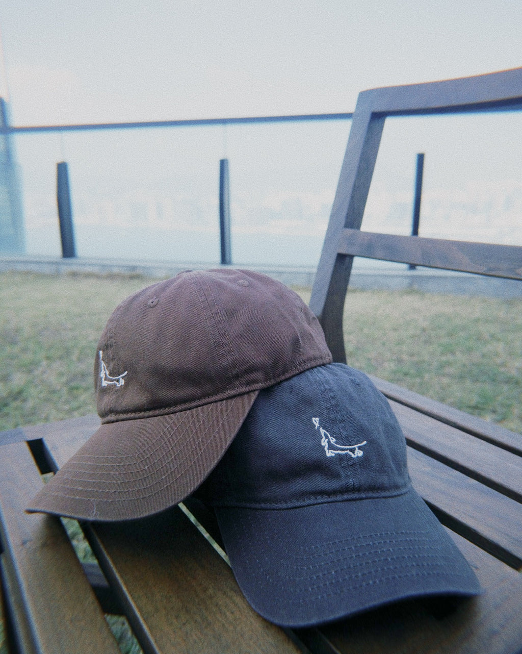 Skater Dachshund Canvas Dad Cap
