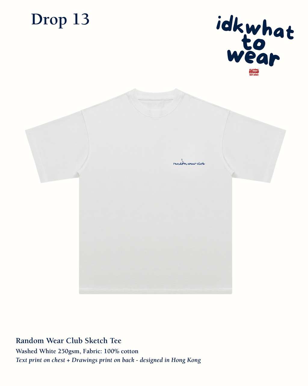 Random Wear Club Sketch Tee