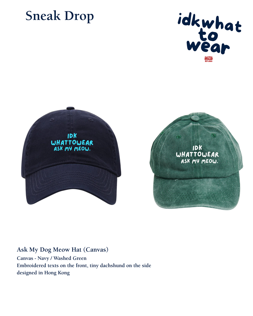Ask My Meow Dad Cap