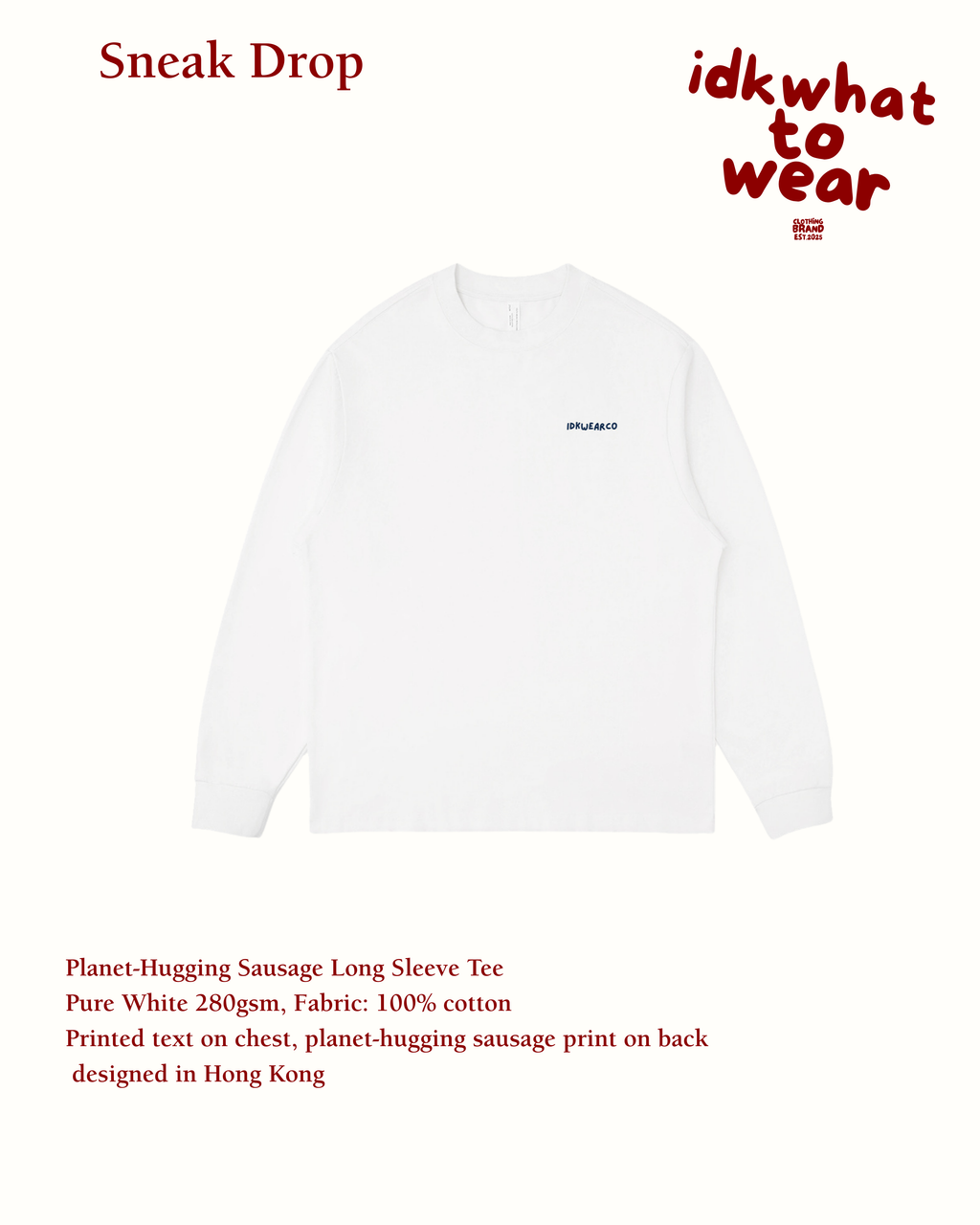 Planet Hugging Tee (Pre Order Item)