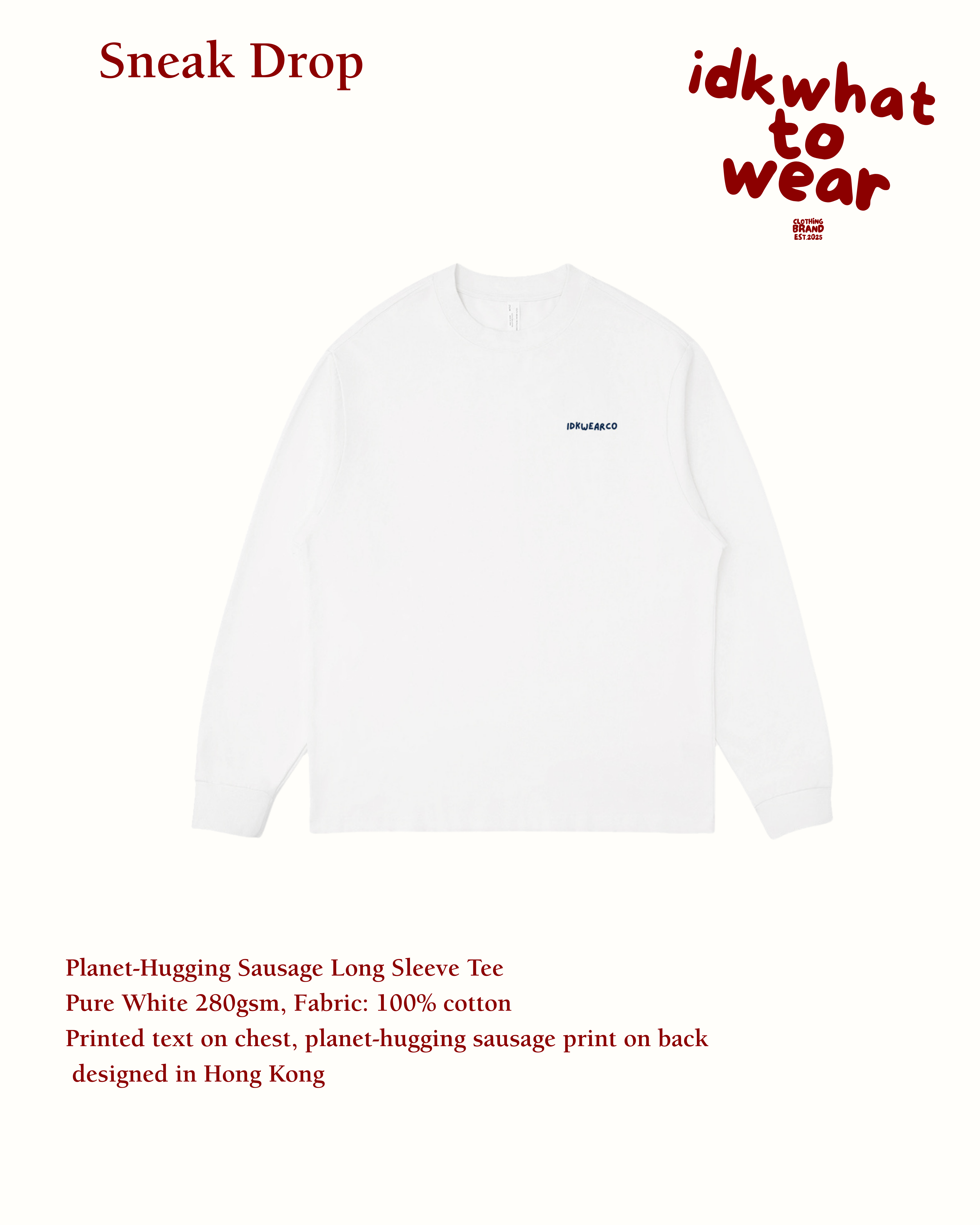 Planet Hugging Tee (Pre Order Item)