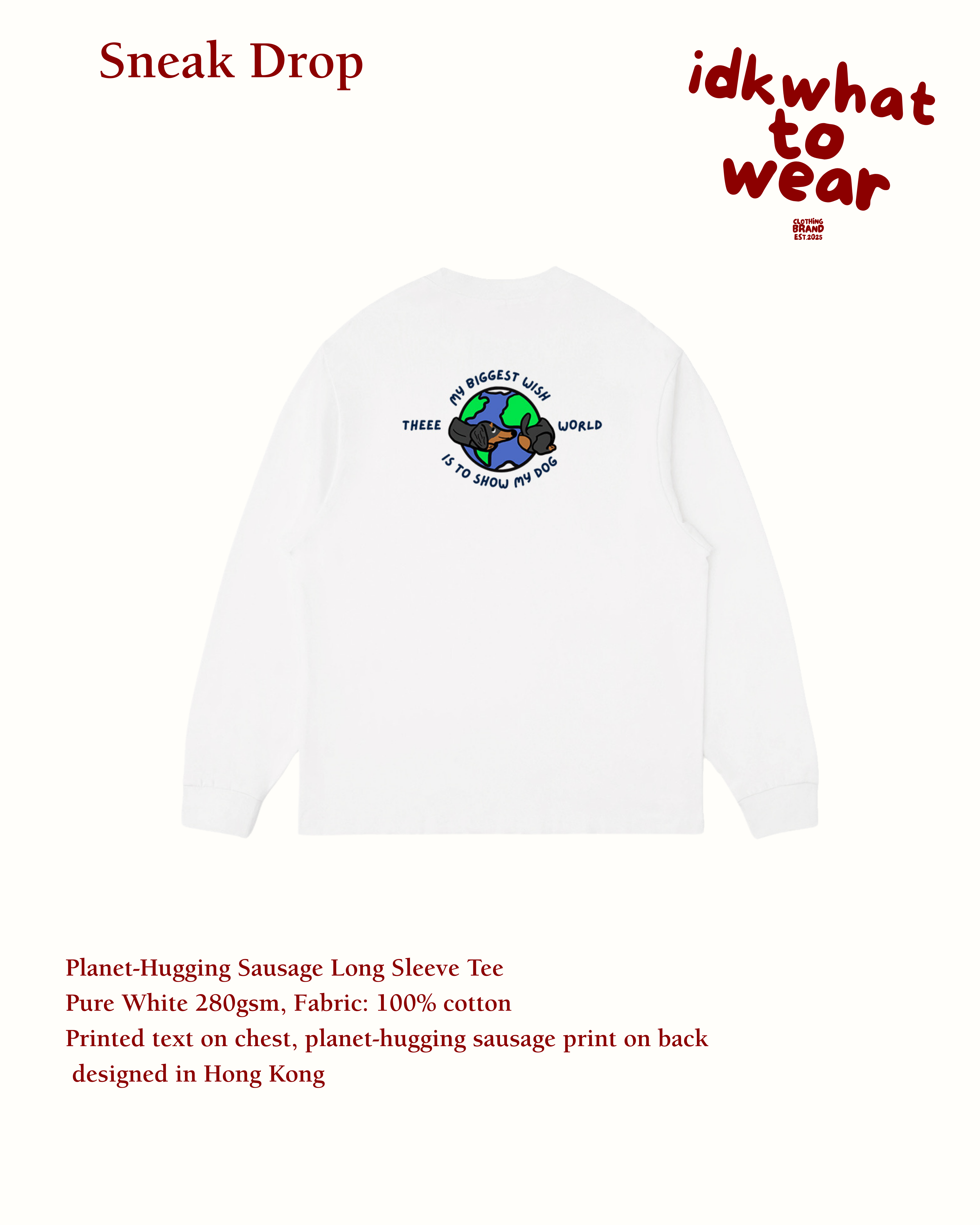 Planet Hugging Tee (Pre Order Item)