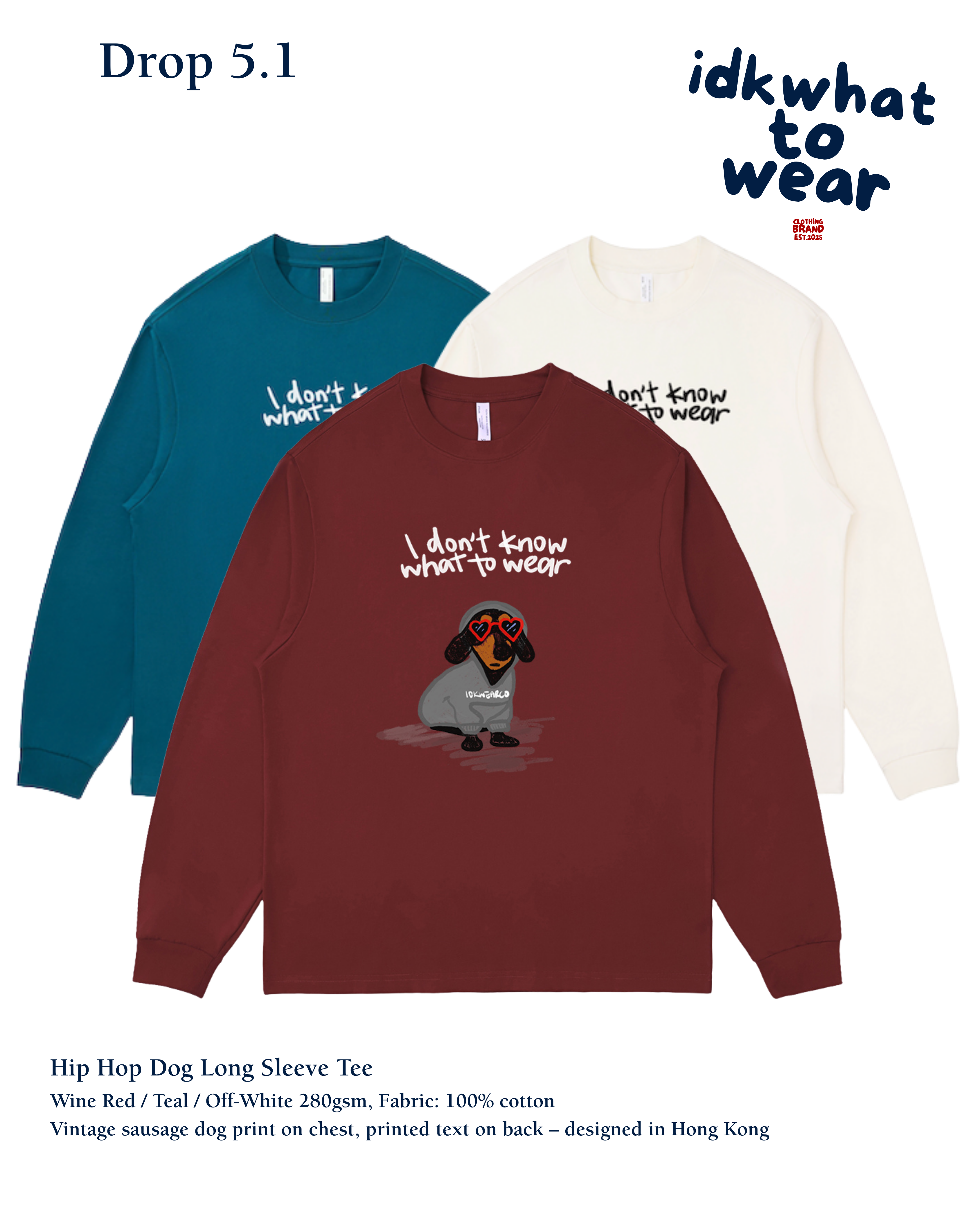 Hip Hop Sausage Dog Tee