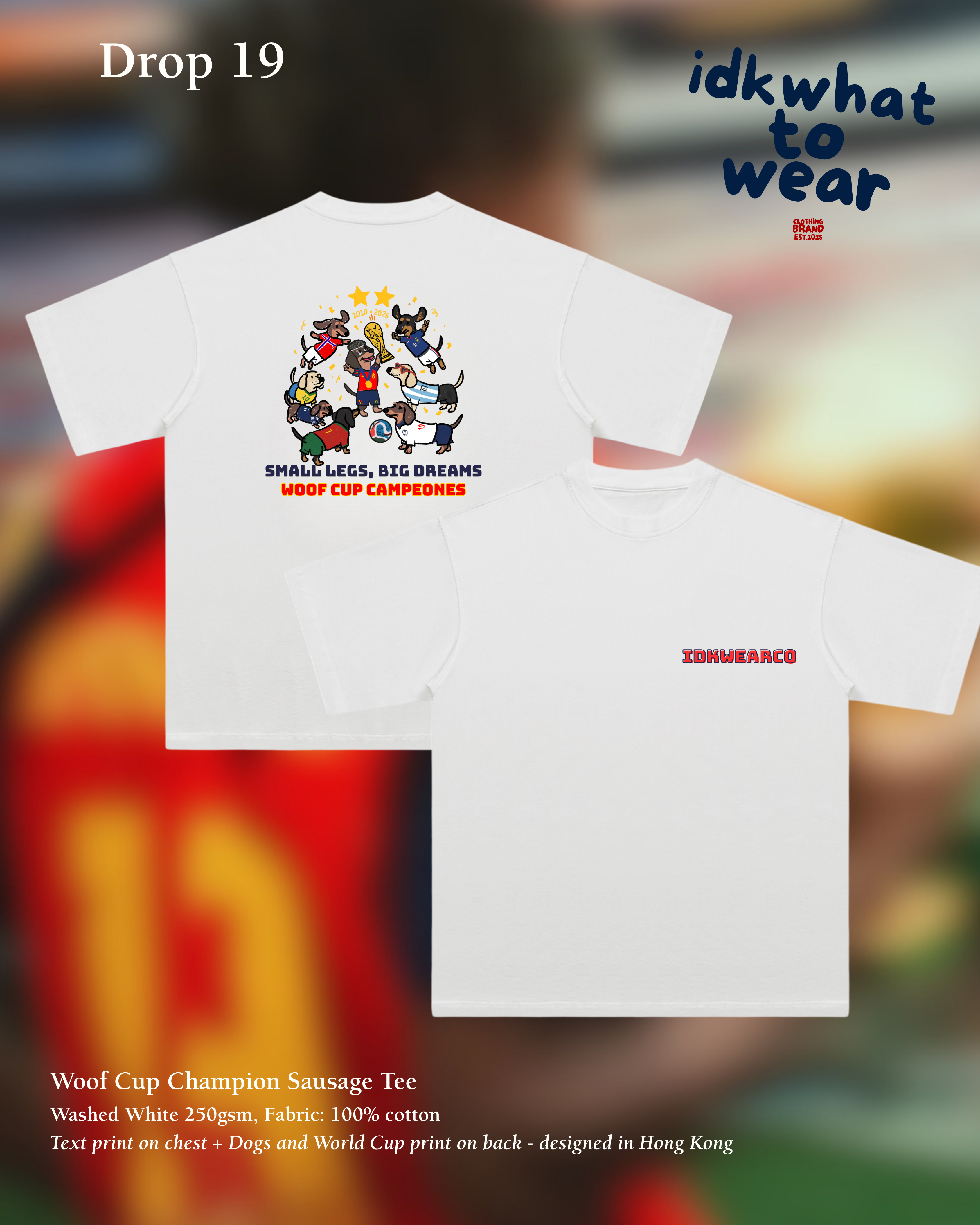 Woof Cup Sausage Tee - Champion Edition (Online Exclusive)