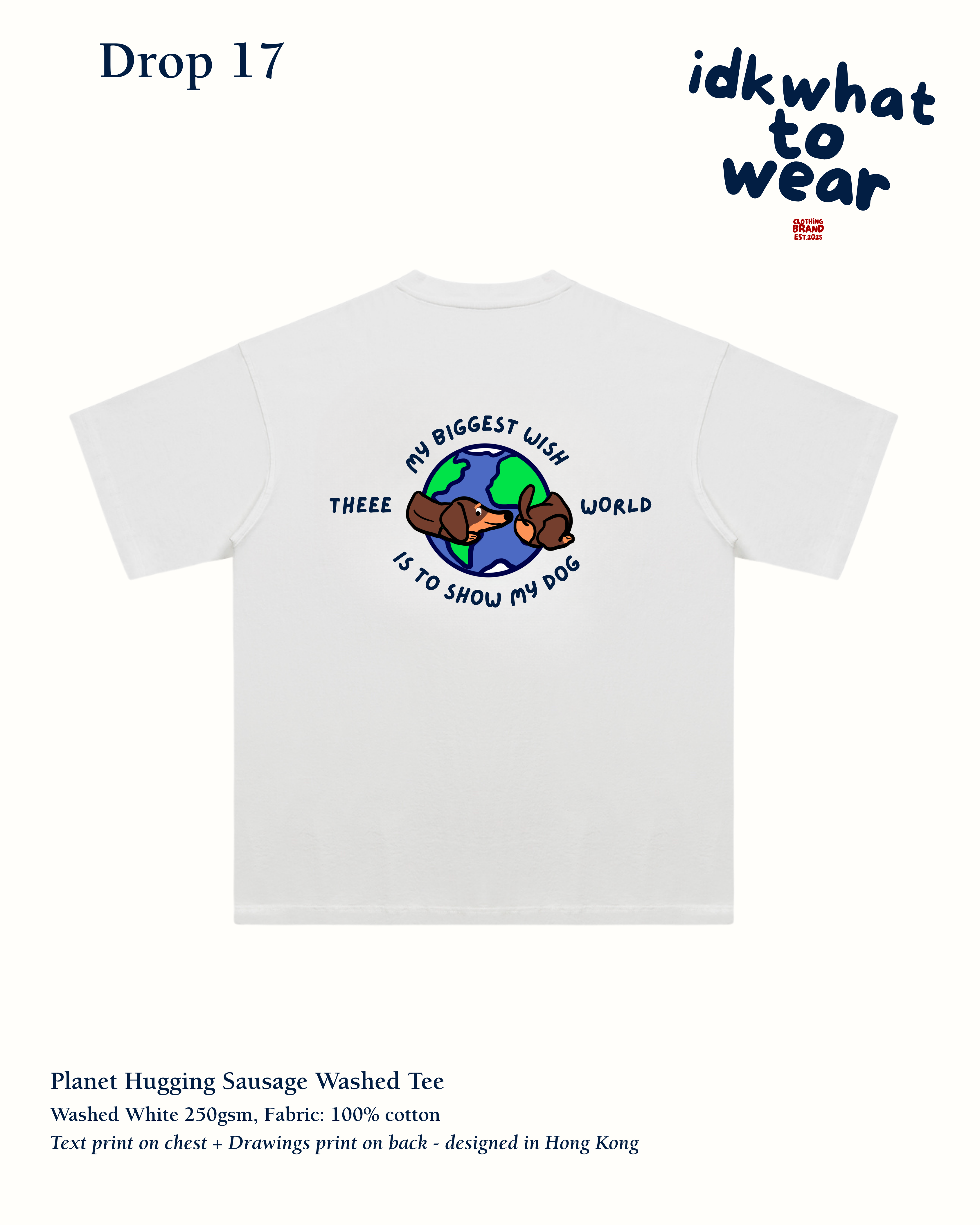 Planet Hugging Washed Tee