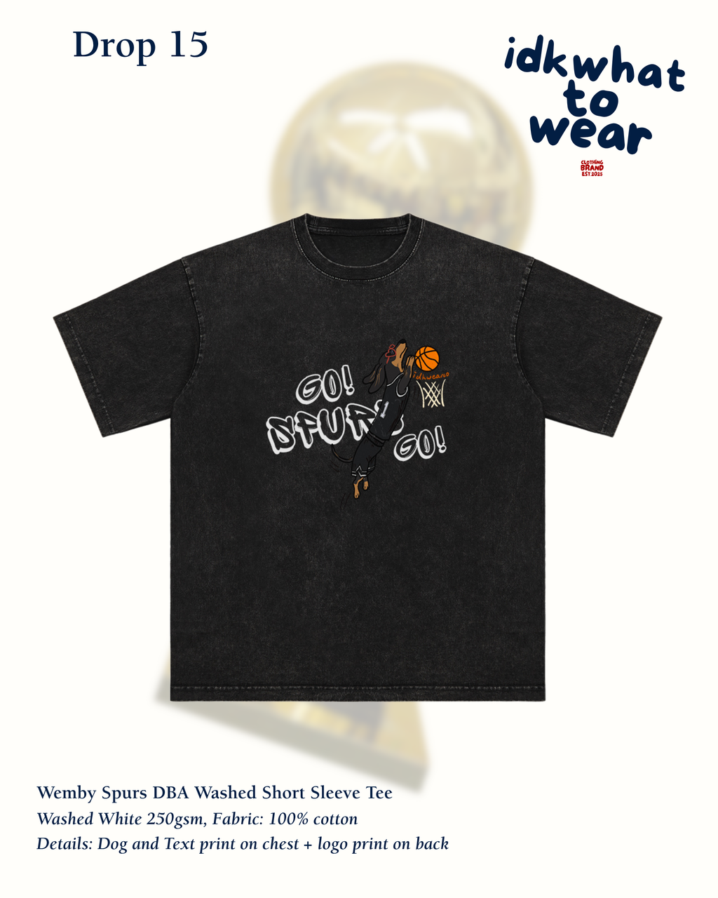 Wemby Spurs DBA Washed Tee (Early Bird)