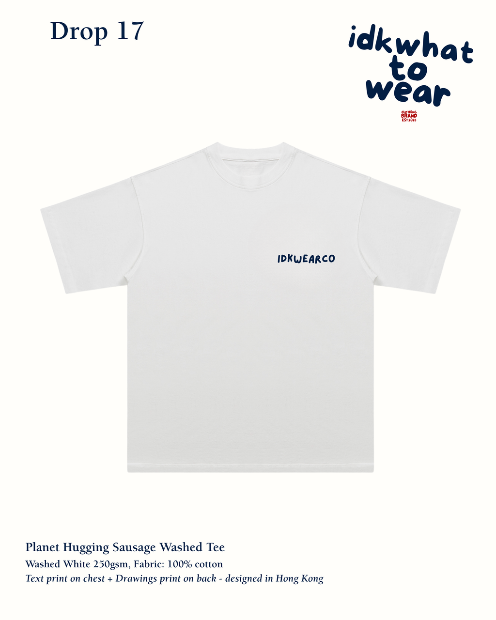 Planet Hugging Washed Tee